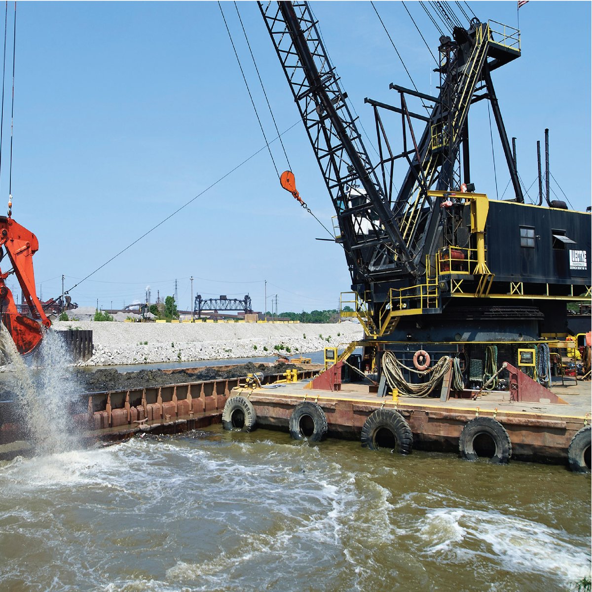 As we celebrate #InfrastructureWeek, what are some ways infrastructure investments benefit our region? Consider the CHEERS project, which will utilize the Port's dredging capabilities to create new greenspace on the lake and improve shoreline stability: bit.ly/4bFlcUo