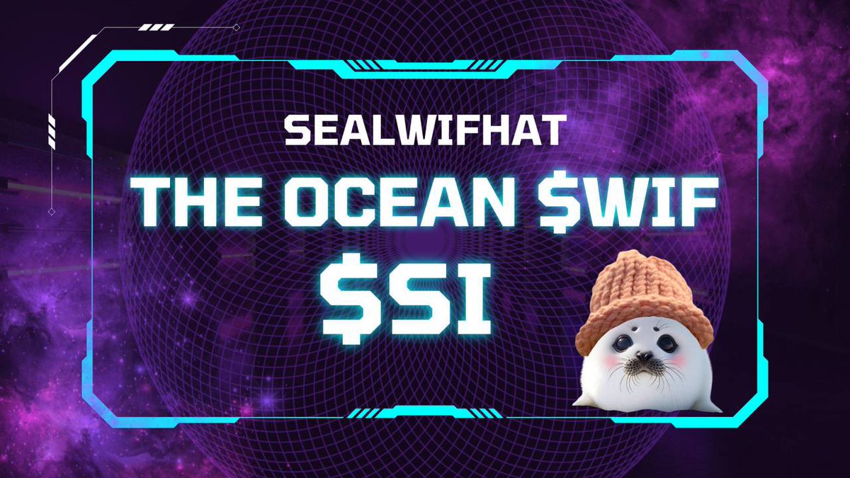 $SI is doing so well! 💎 Close to reclaiming 2M MC! Let’s go! 📈 sealwifhat.org 🦭💌🔥 CA: Fxgdfsy1Z5Mvh53o69s2Ev6TGxtAJ1RQ5RJ5moCpKmQZ $SI #sealwifhat #solanameme #DYOR #NFA #Solana