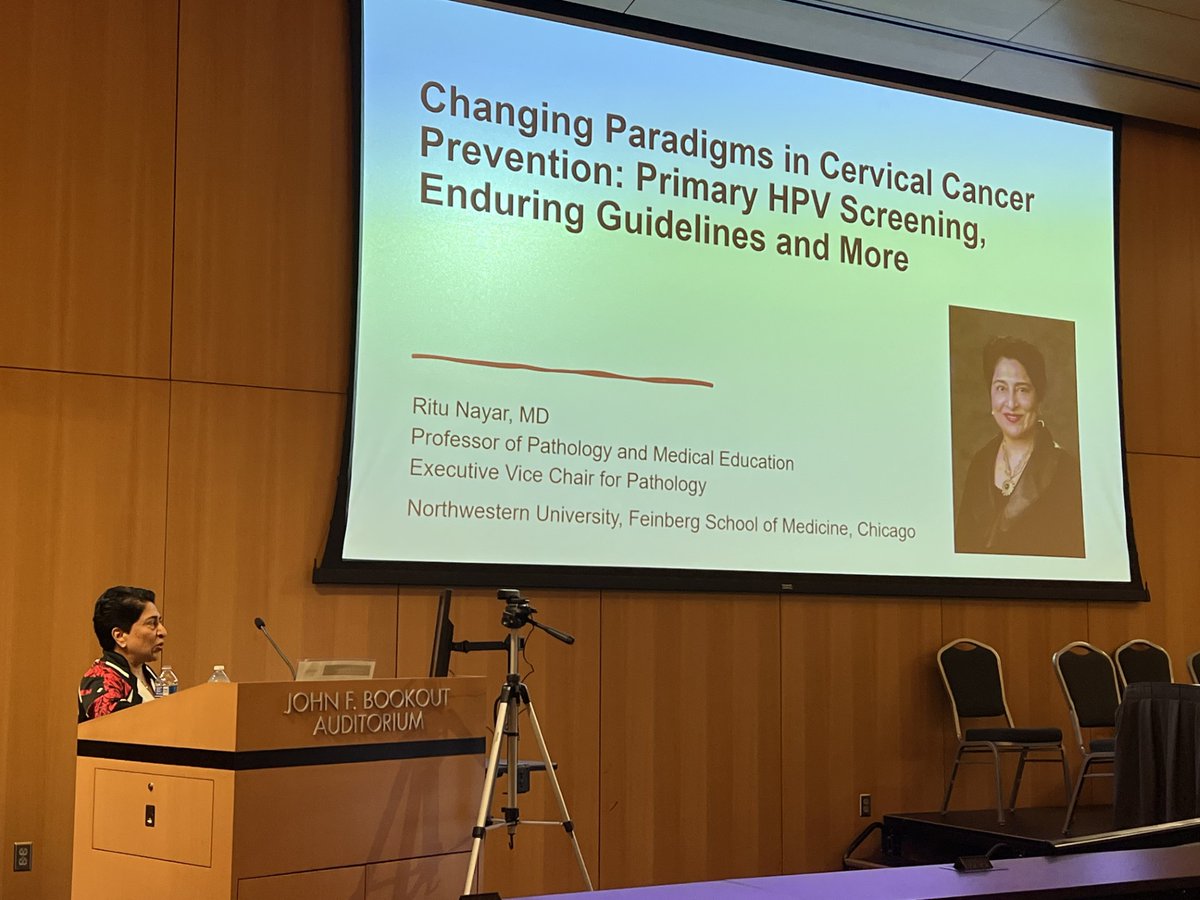 Thank you to Dr. Ritu Nayar for an enlightening Grand Rounds lecture on "Changing Paradigms in Cervical Cancer Prevention: Primary HPV Screening, Enduring Guidelines, and More." Your insights are invaluable! <a href="/NayarRitu/">Ritu Nayar, MD</a> #LeadingMedicine #HMHPath