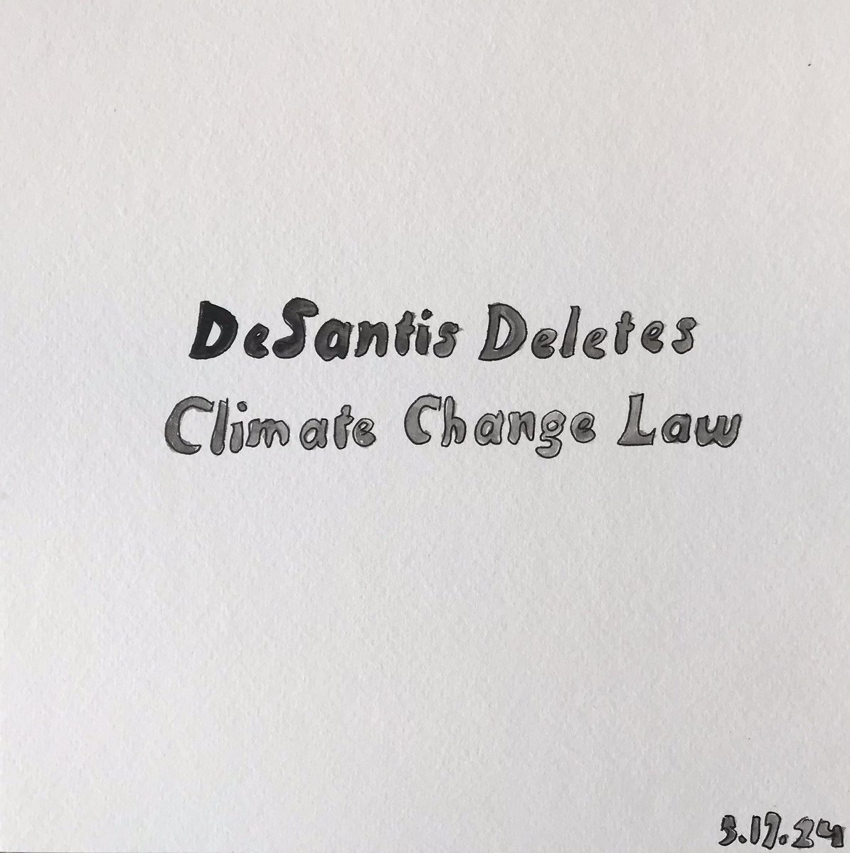 #DeSantisDeletesClimateChangeLaw #NYT #May17_24 . #DeSantis Signs Law Deleting #ClimateChange from #Florida Policy nytimes.com/2024/05/15/cli…