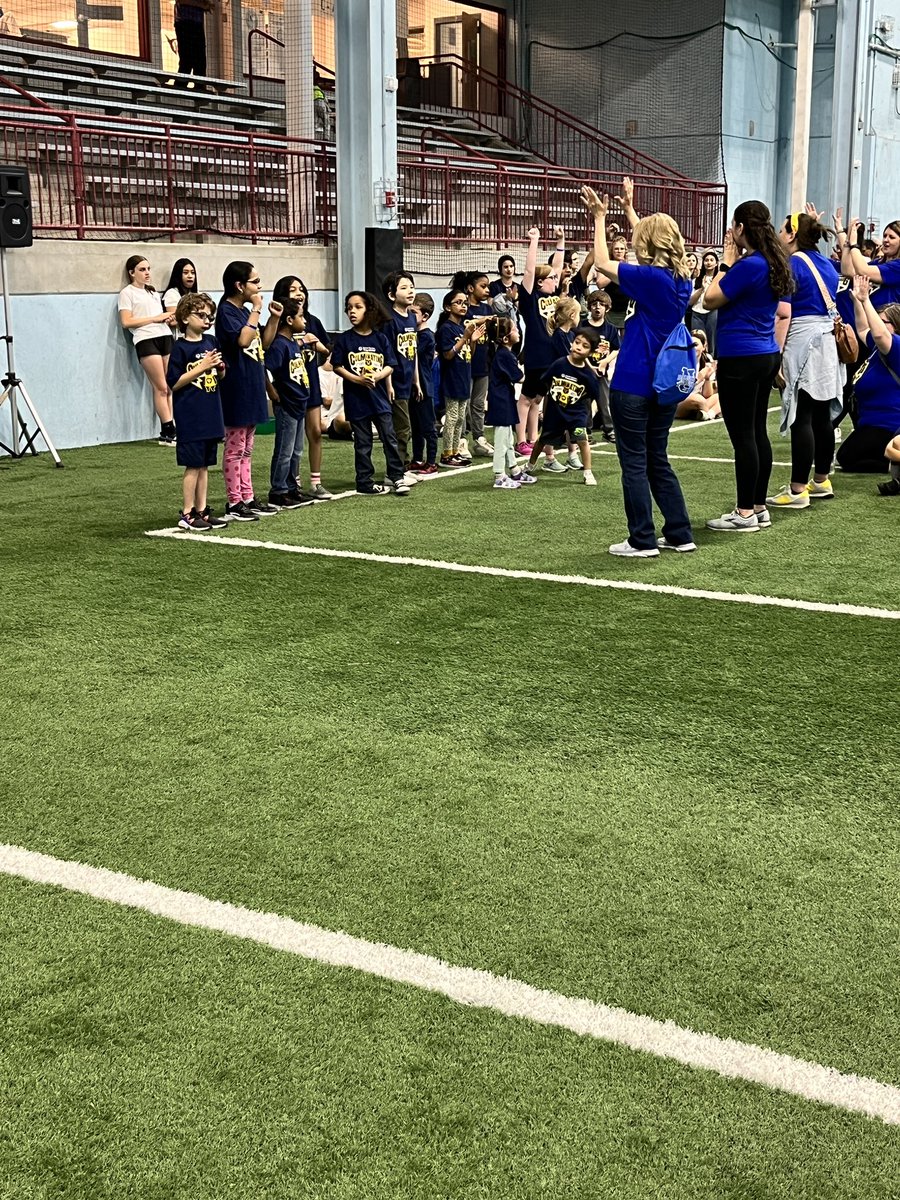 The best morning for our Bobcats at the culminating Young Athletes event! Teamwork, laughter and fun had by all 💙⚽️🥅#weare54 #bobcatstogetherasone