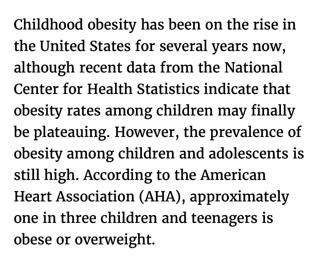 🙁Unfortunately a lot children will end up having to deal with various health issues because of it #childhoodobesity #highbloodpressure #diabetes #heartdisease