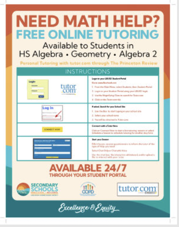 There have been have 3000+ tutoring sessions since March. Is your MS or HS student connected?

Free Online Tutoring for School Math  share.peachjar.com/flyers/2617991… #peachjar