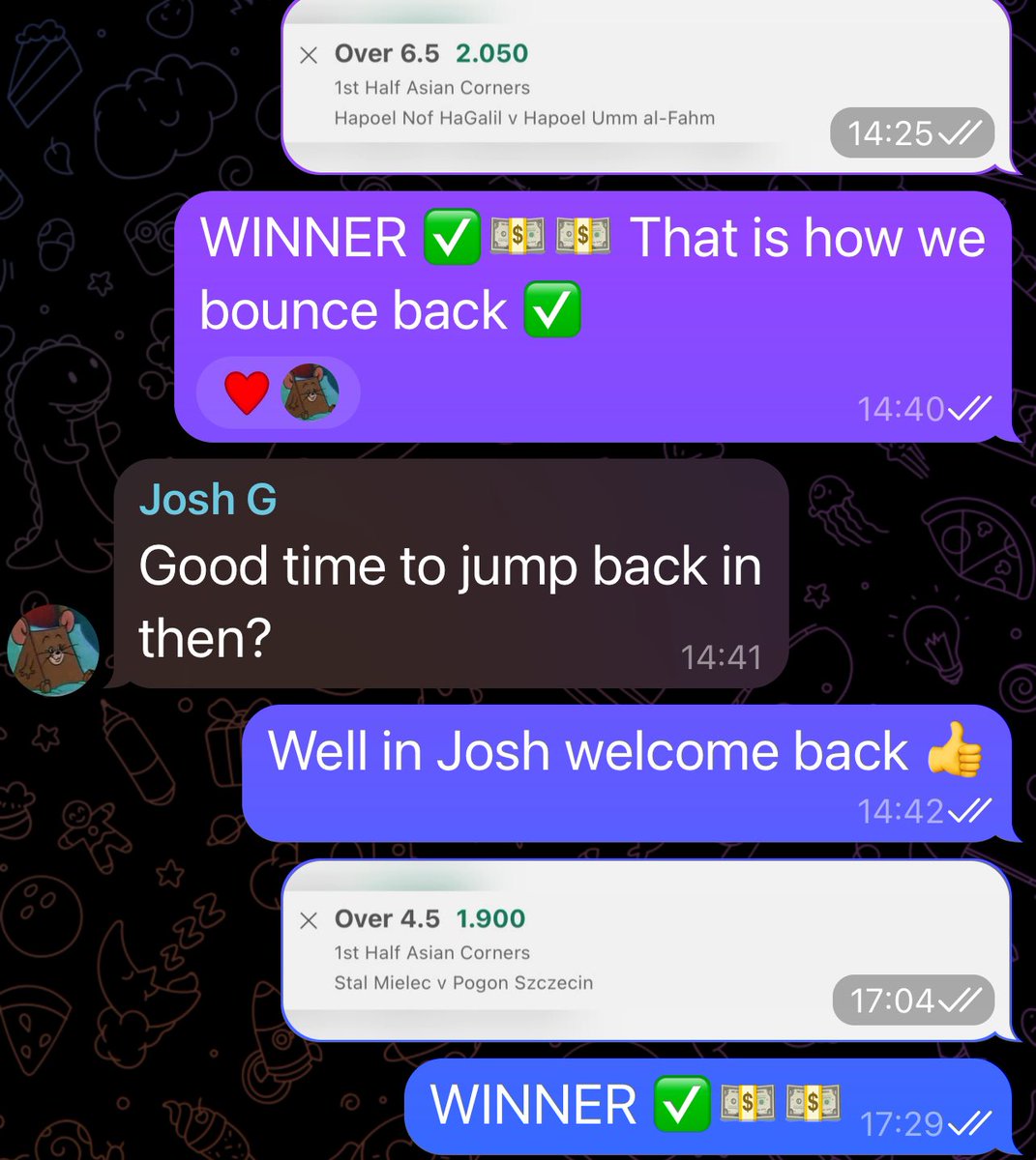 TheWiz791's tweet image. Who is joining for the weekend 
We smash the telegram daily 
💵💵💵💵💵💵💵💵💵💵
#inplay #bettingx #cornertips