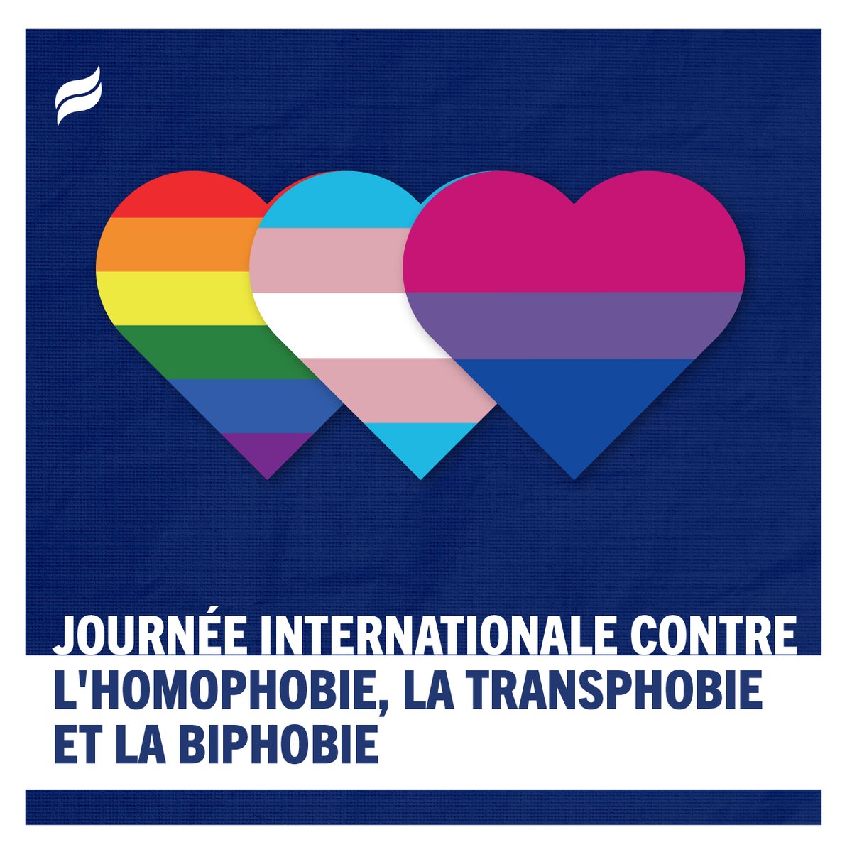 La Journée internationale contre l'homophobie, la transphobie et la biphobie, qui a lieu le 17 mai, est une journée importante consacrée à la sensibilisation à la discrimination et à la violence subies par la communauté LGBTQIA2+ dans le monde entier. (1/2)