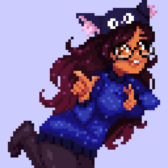 franbow_esa's tweet photo. A commission for @yumeparadox 💜
.
.
.
.
#pixelart #pixel #art #fanart #8bit #pixelcommission #commission https://t.co/ajZQPIPNEW