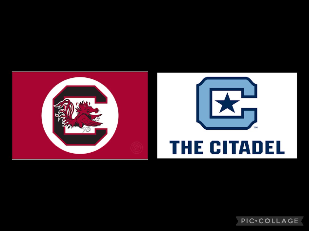 Thank you to @GamecockFB and @CitadelFootball for stopping by to recruit our Red Devils! @CoachRAPinilla and @CoachSElliott were great to spend time and talk with.