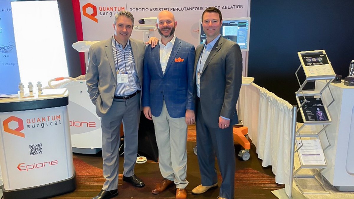 QuantumSurgical's tweet image. Meet the Quantum Surgical team at #GEST2024 and test drive Epione® to experience first-hand how we&apos;re revolutionizing #interventionaloncology.
Don&apos;t miss out – the future of #RoboticAssistance in #IR is here! 
#MedTwitter #RadTwitter #IRad #IO