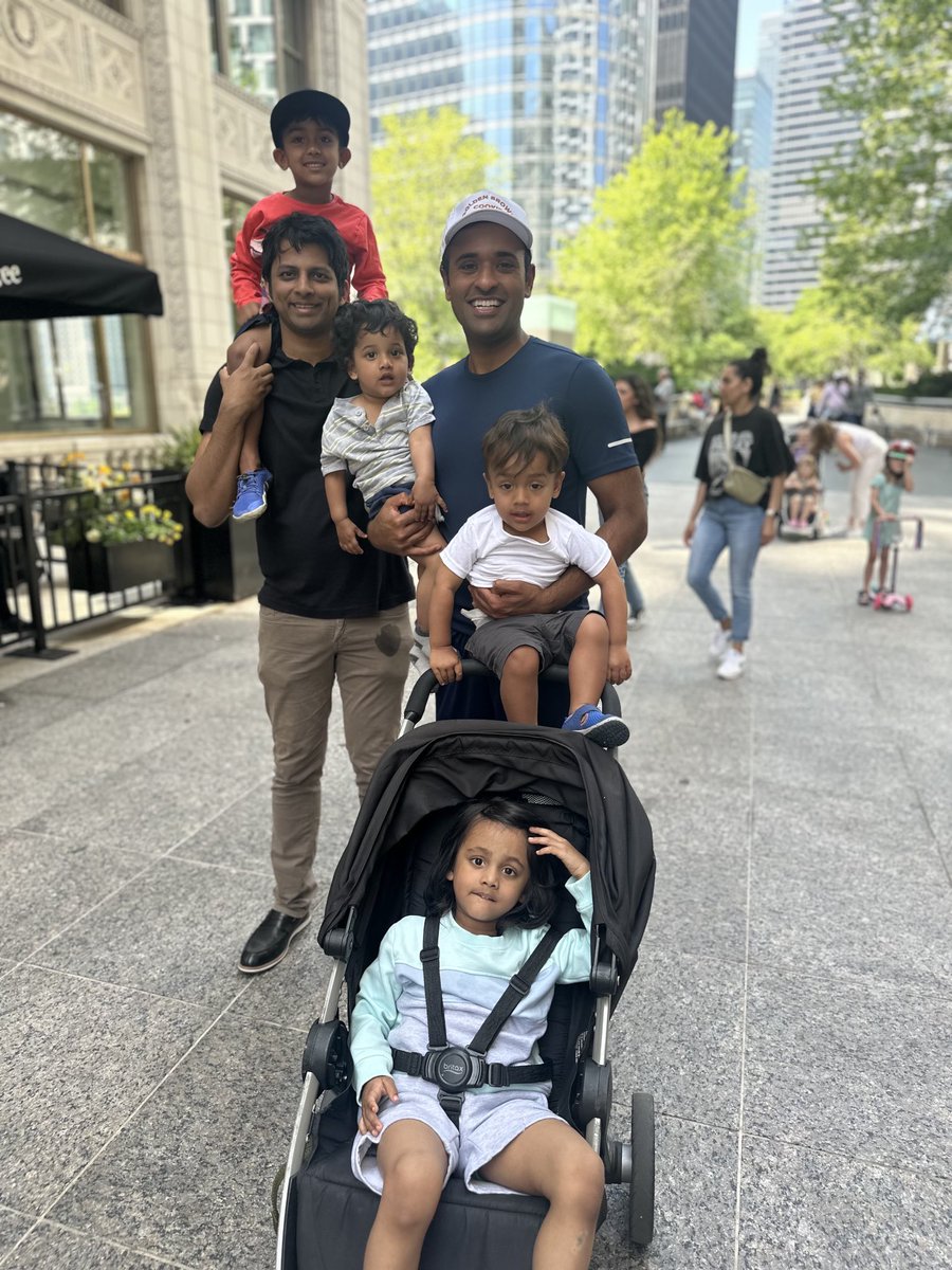 A great men’s day with family in Chicago.
