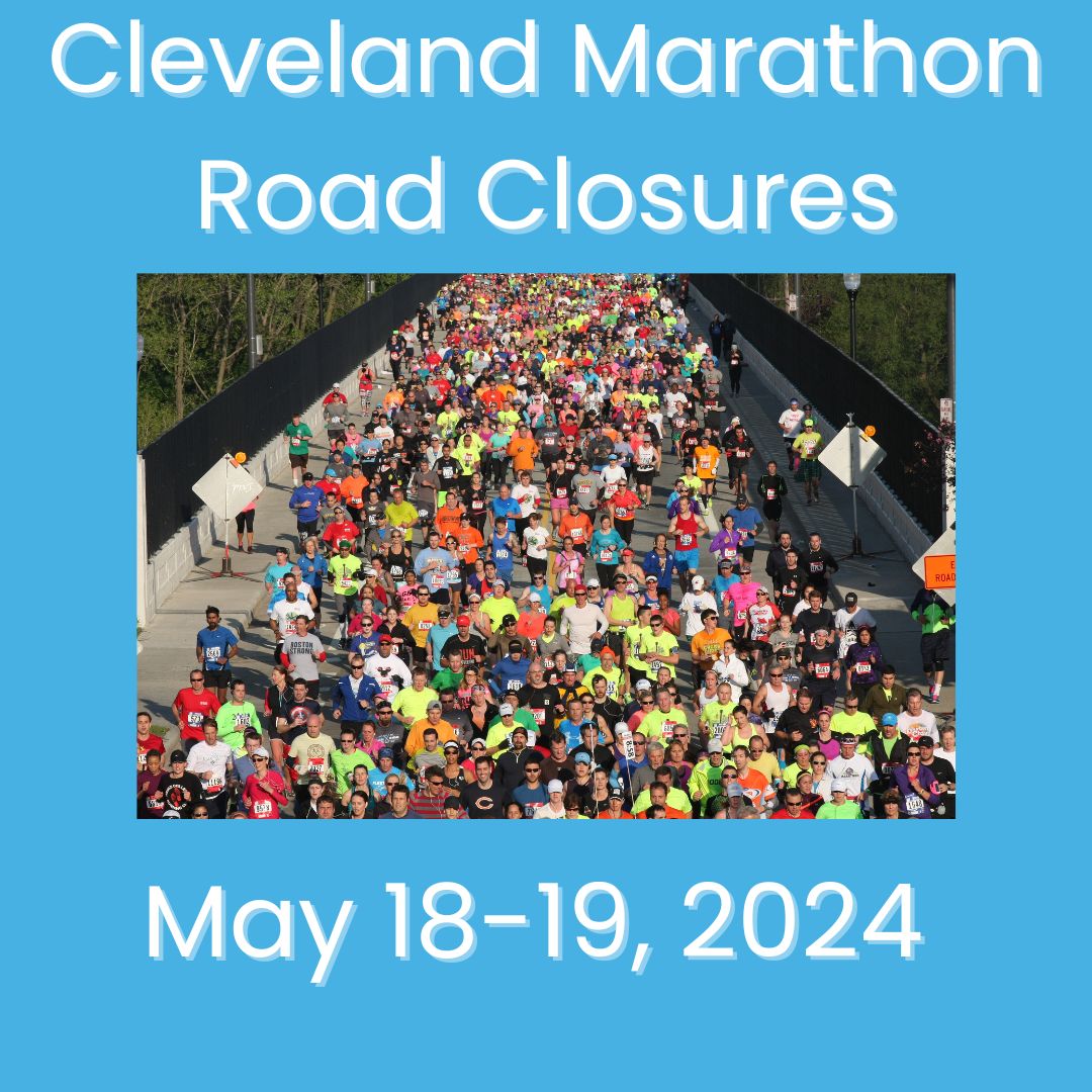 City of Cleveland (@cityofcleveland) on Twitter photo REMINDER: It's Marathon Weekend! 🏃
⬇️🚧See below for the list of road closures🚧⬇️
For more <a href="/clevemarathon/">Cleveland Marathon</a> info, please visit: clevelandmarathon.com REMINDER: It's Marathon Weekend! 🏃
⬇️🚧See below for the list of road closures🚧⬇️
For more <a href="/clevemarathon/">Cleveland Marathon</a> info, please visit: clevelandmarathon.com