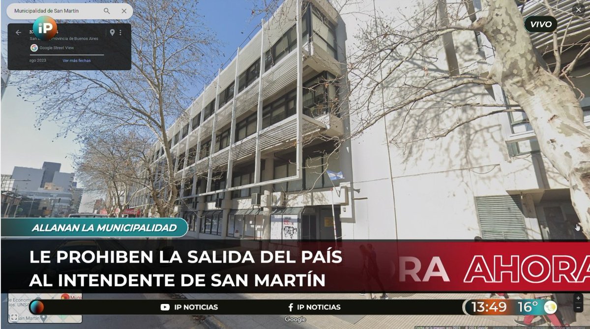 #AHORA 🔴 Allanan la Municipalidad de San Martín y le prohíben la salida del país al intendente, Fernando Moreira 👉🏼 La Justicia investiga el presunto pago de sueldos a 'empleados fantasma'