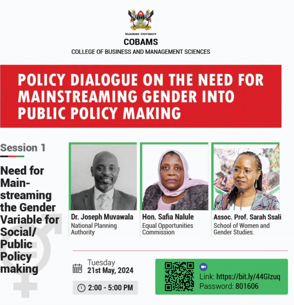 📣 Exciting News! Join @AU_PGAE on May 21st for our African Global Scholar's regional event. We're diving into the crucial topic of mainstreaming gender into public policy making. 🌍✨#Gender #SDG5 #PublicPolicy #AGS2024