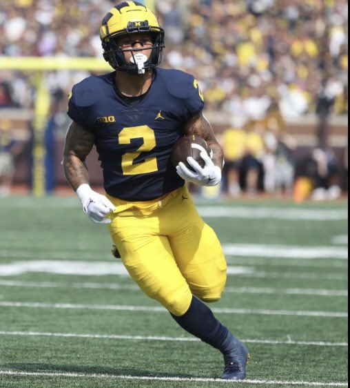#AGTG After a great conversation with coach @CoachKCampbell blessed to receive a offer from Michigan university 🟡🔵 @wpialsportsnews @WPIAL_Insider @McKTigersFB