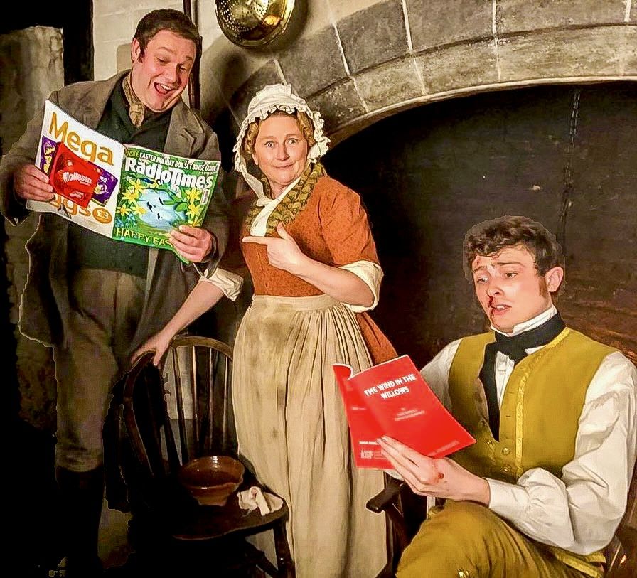 'Local Mouthful' - Elizabeth Cordingley Share ideas on home cooking with simple ingredients. Lighthearted stories from guests sprinkled with personal experiences. Pictured here with 2 of her guests from Gentleman Jack. 😂☺️ #BringBackGentlemanJack