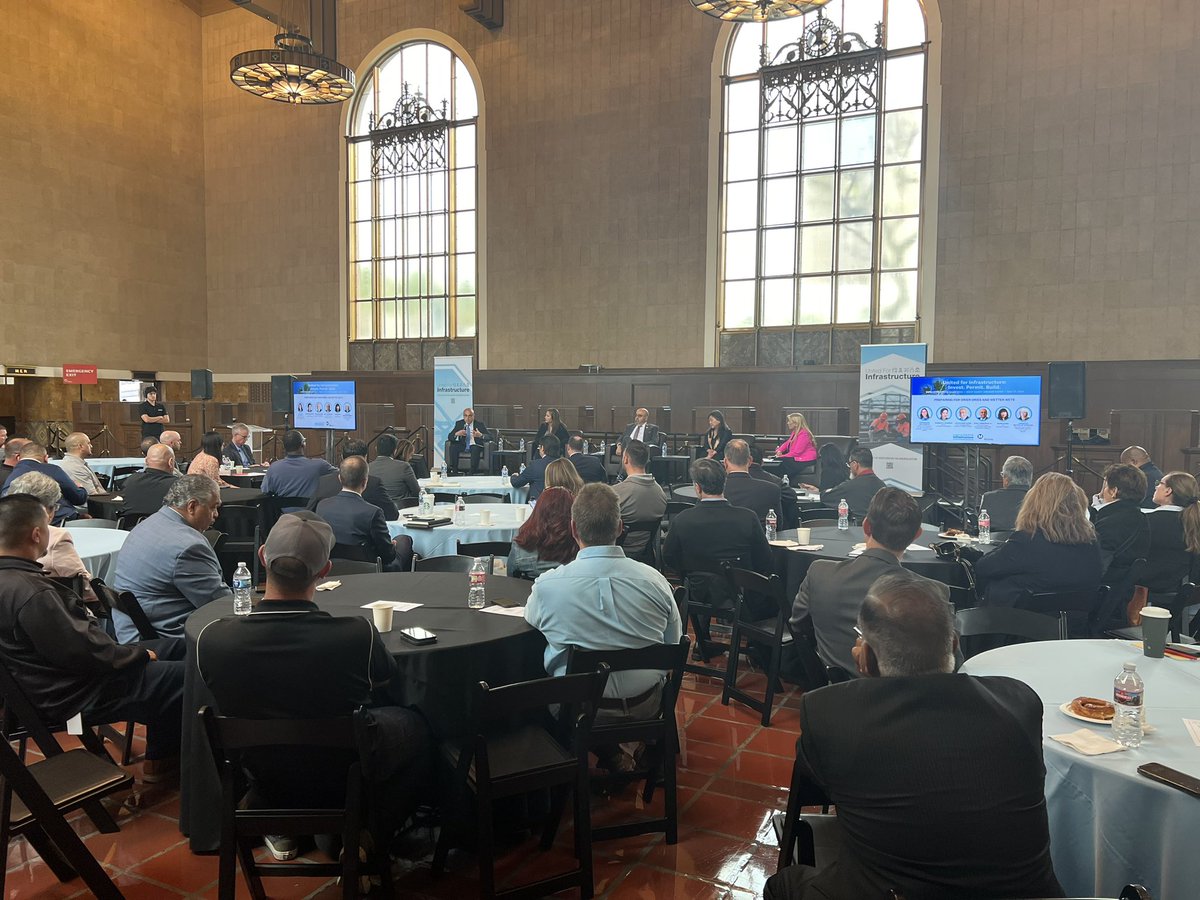 Officials are coming together at Union Station today to kick off LA’s first-ever “Infrastructure Week.” Panelists will talk about the work needed to carry out major events like the 2028 Olympics, which includes improving transportation. This comes as @metrolosangeles is facing
