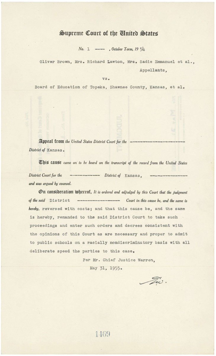 On today the 70th anniversary of the historic decision, explore dozens of primary sources about Brown v. Board of Education and related school segregation court cases in DocsTeach. docsteach.org/documents?filt…