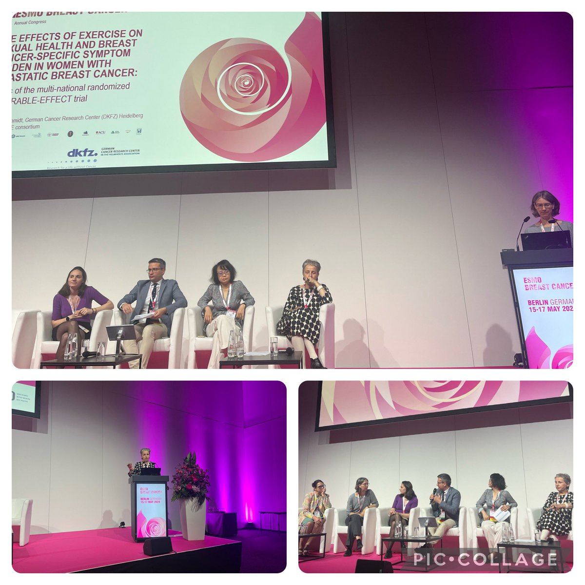 Nice presentation of Martina Schmidt from <a href="/DKFZ/">DKFZ</a> at #esmobreast24: exercise has positive effects on sexual health of women with #mbc. <a href="/EU_HaDEA/">HaDEA</a> #h2020