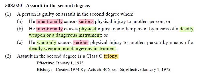 Here's what the Kentucky Penal Code says and how it applies to Scottie Scheffler.

I'm no criminal defense attorney but I'm smart enough to figure this out.

Thread 1/6

#FinePrintFriday #PGA #golf #scheffler