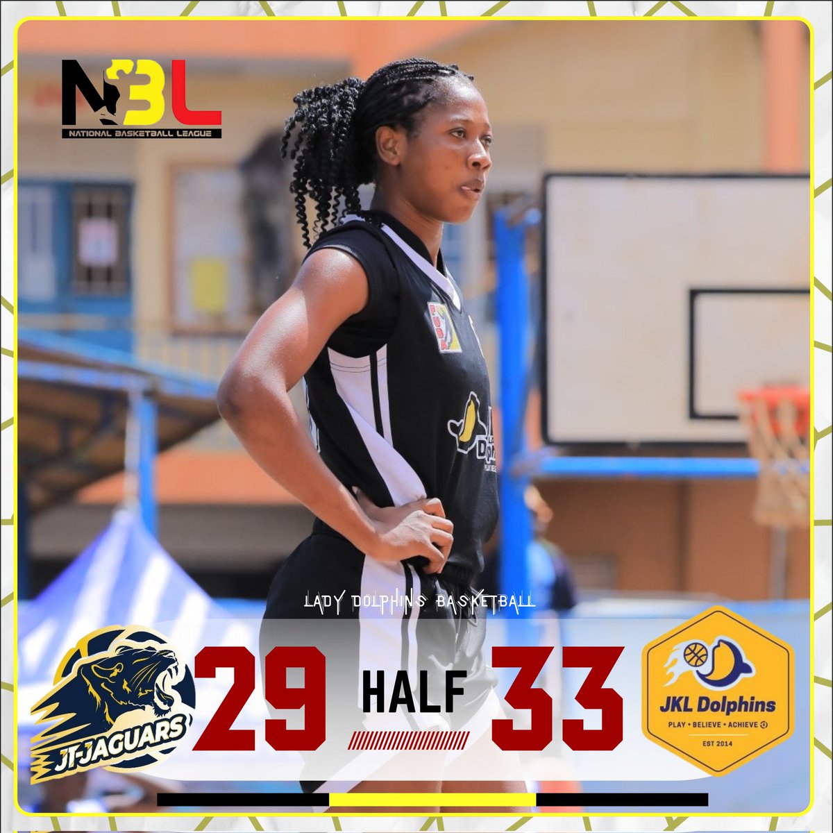 AT HALF🌗 🆚 @JTJaguars_BBC #wnbl24 #ThisIsTheWay🐬