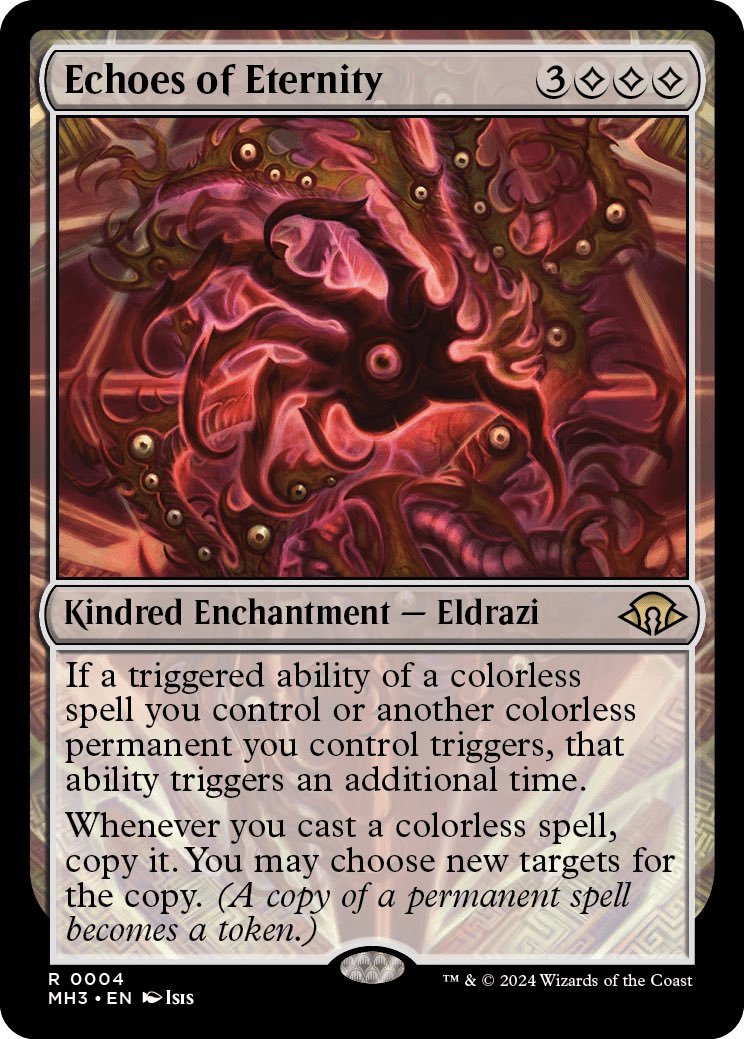 Of all the things WoTC has never showed restraint on, I'm surprised we haven't gone full blown past 'triple your mana, triple your triggers' into quadrupling them