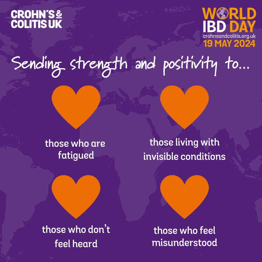 Remember this World IBD day 🌍 you are not alone. We want to help set the record straight, and debunk the widespread misunderstanding and myths surrounding Crohn's and Colitis, Find out more visit: crohnsandcolitis.org.uk/get-involved/w… #WorldIBDDay #IBDMythBusting