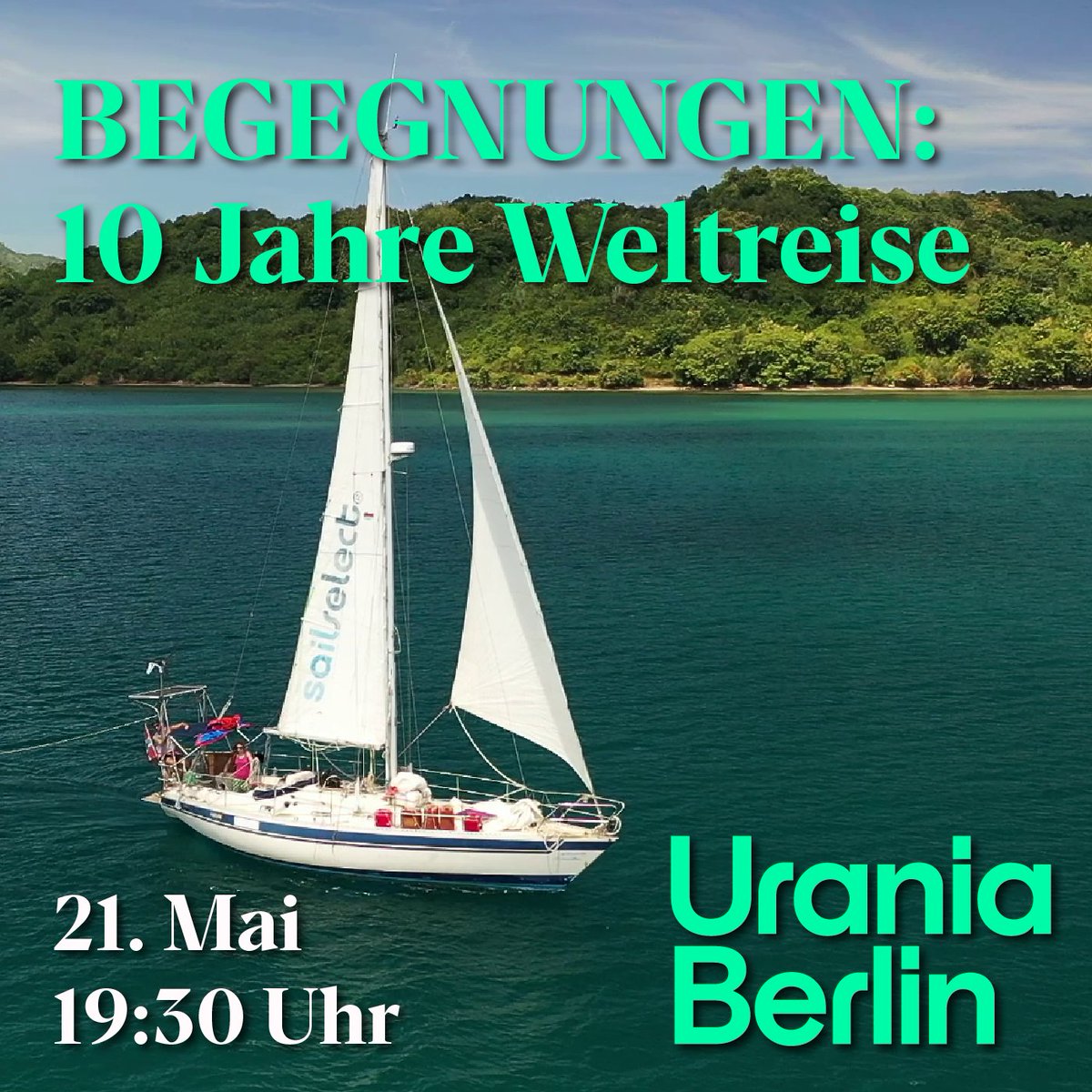 Einmal um die Welt reisen. Wer träumt nicht davon? Die Norwegerin Linn Charlotte Klund und Paul Lübbe aus Wismar haben es geschafft. Am Dienstag berichten sie in der Urania von ihrer zehnjährigen aufregenden Reise. Tickets uraniaberlin.reservix.de/p/reservix/eve…