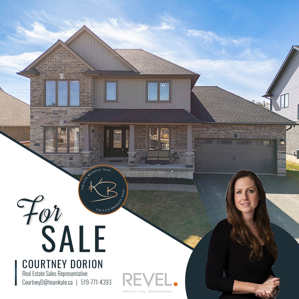 TeamKateAgents's tweet photo. #PropertyHighlight! 67 Curtis Street in #Innerkip offers 4 bedrooms, 3.5 bathrooms and a larger lot than any of the new developments we see today. Listed for $999,900. #RealEstate #Brantford #Norfolk
Revel Realty Inc. - The Kate Broddick Team
Courtney Dorion - Sales Rep https://t.co/UyJO4KEs9T