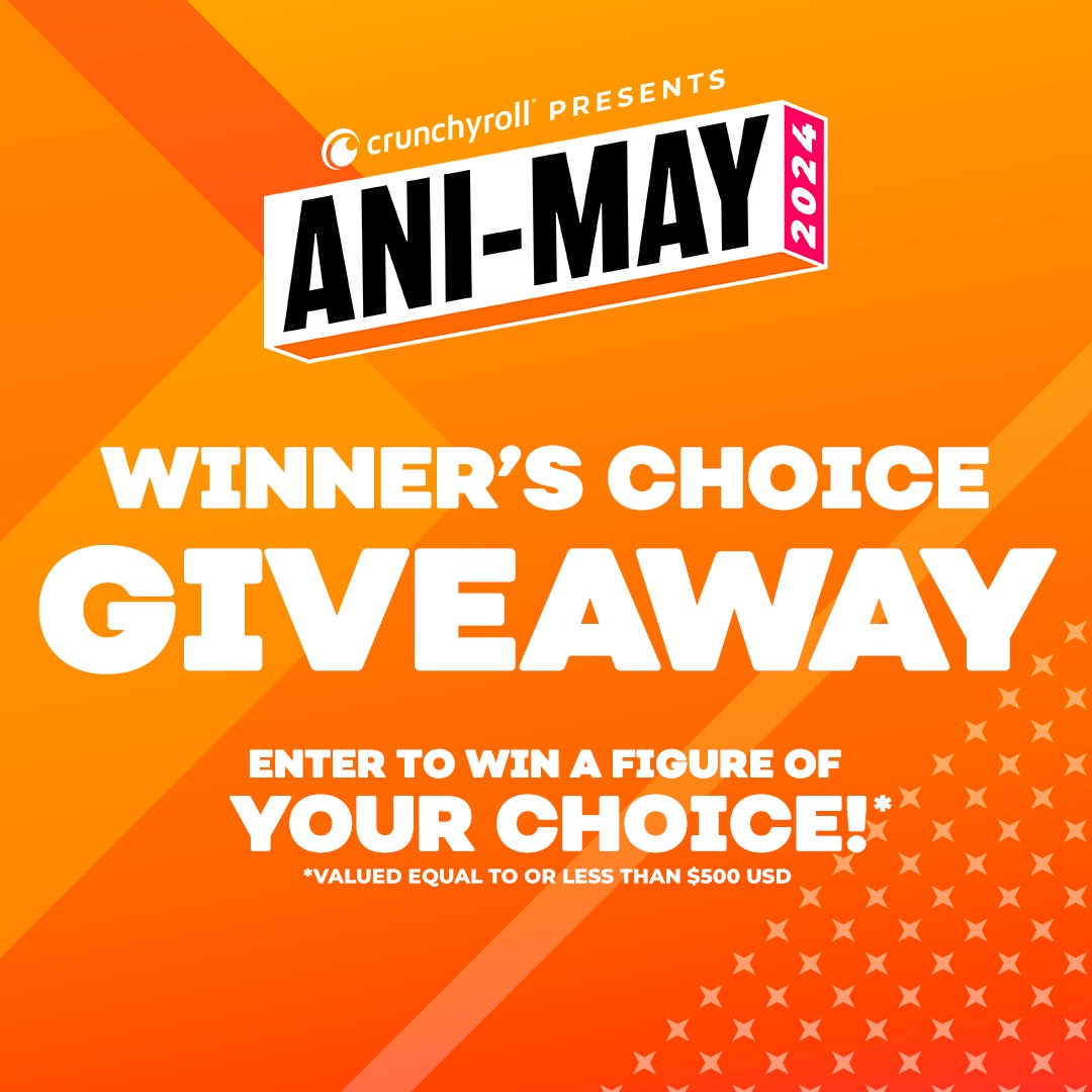 We're halfway through Ani-May and our celebrations are still going strong! 🎉 This time, we want to let YOU choose what you win! One winner will win any in-stock figure of their choice, up to $500! 🏆 ✨ Follow @ShopCrunchyroll ✨ Repost this post ✨ Comment your favorite anime