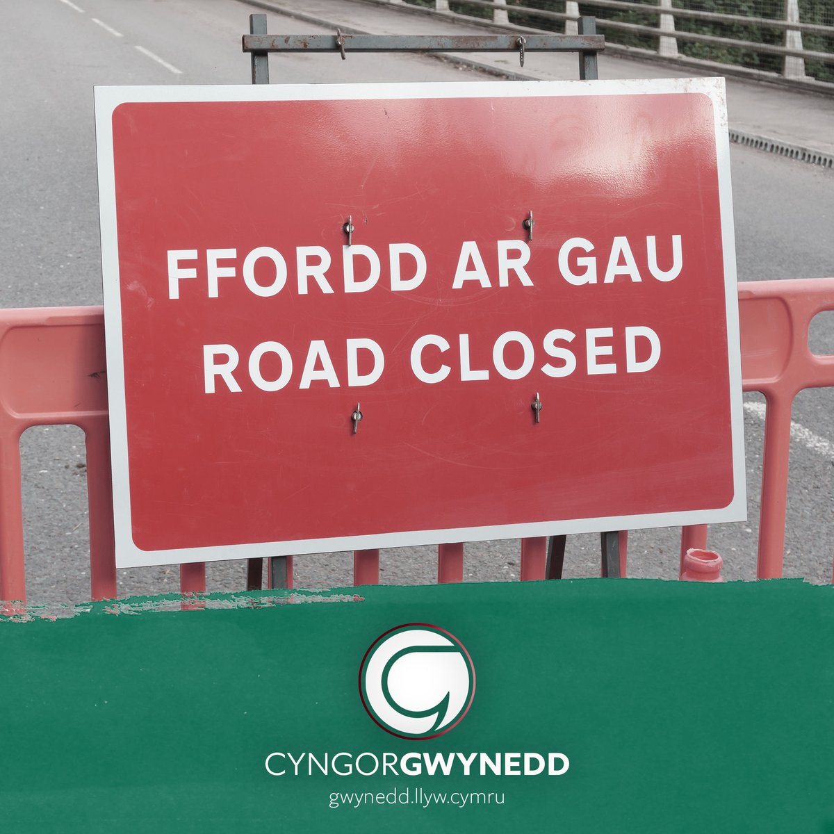 Notice- Road Closure Garth Road, Bangor near the pier car park will be closed between 9:00-19:00 on 19 May for the Bangor Pier Celebration. Signs will be in place to inform road users