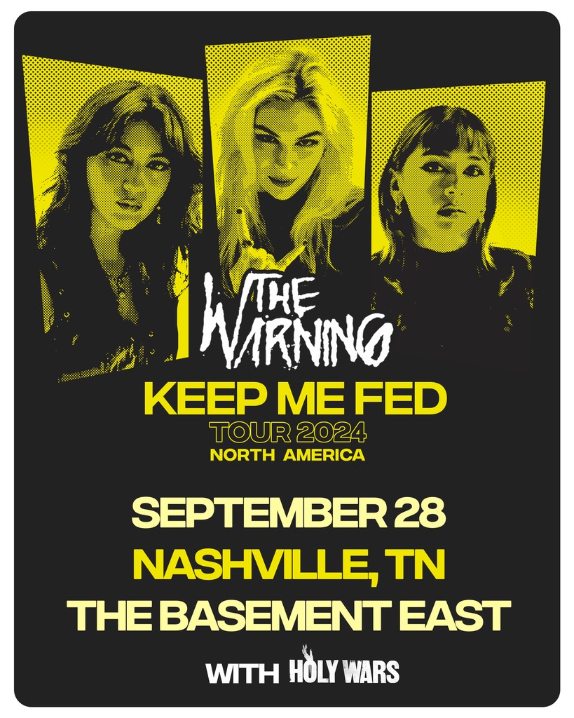 NEW SHOW! @TheWarningBand2 w/ @holywarsmusic on September 28th. Tickets go on sale to the public this Thursday at 10AM. bit.ly/3K2ogOv