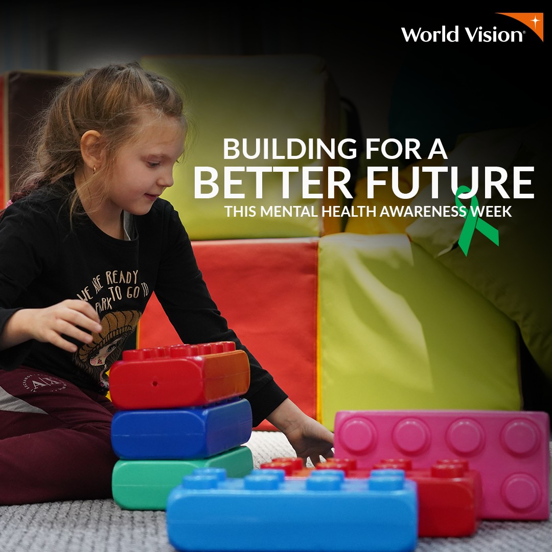 This #MentalHealth Awareness Week, World Vision is making sure that mental health support is provided to children and families across the world, including those fleeing conflict like six-year-old Sasha and her mother, who fled from conflict in #Ukraine: wvuk.org/z9G350RFznA