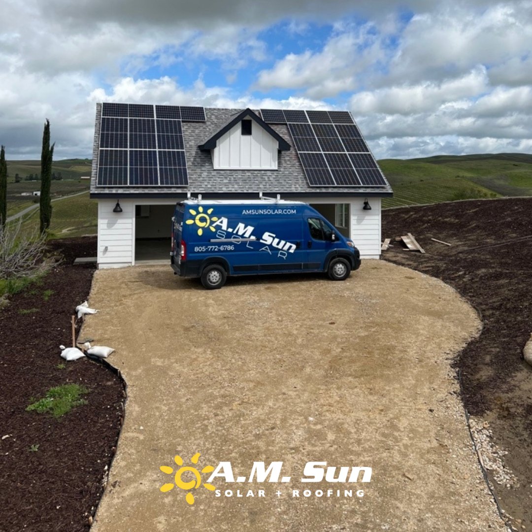 Is your roof due for an upgrade? Why not go solar while you’re at it!🏡☀️ Our team not only provides top-quality roofing upgrades but also seamlessly integrates solar panels, giving you durability and energy savings! Upgrade your home today! amsunsolar.com