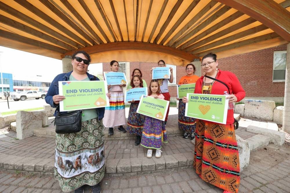 The sound of drums led the way down Princess Avenue as about 100 people participated in the Walk to End Violence, an event founded by the Moose Hide Campaign. #bdnmb buff.ly/44LjWfX