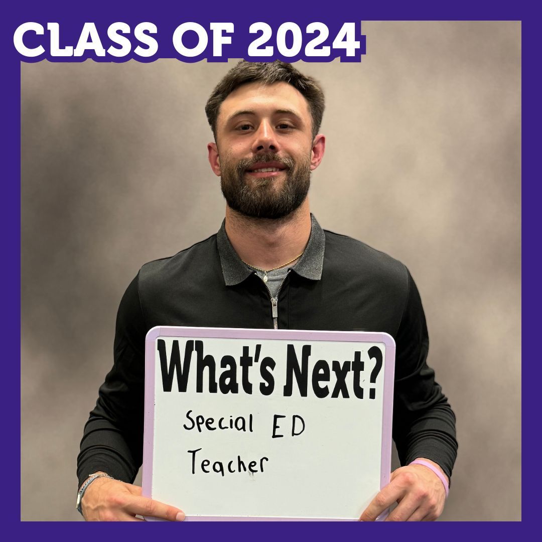 Congratulations to Karsen Steele ’24 on his new position as a Special Education Teacher at College View Middle School right here in Owensboro!

#Classof2024 #WhatsNext #TheWesleyanWay