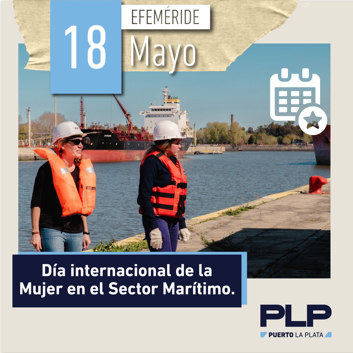 🗓️18 de mayo 👩‍🦰Día internacional de la Mujer en el Sector Marítimo. 💜Celebramos este día con el compromiso de continuar creando entornos laborales igualitarios.