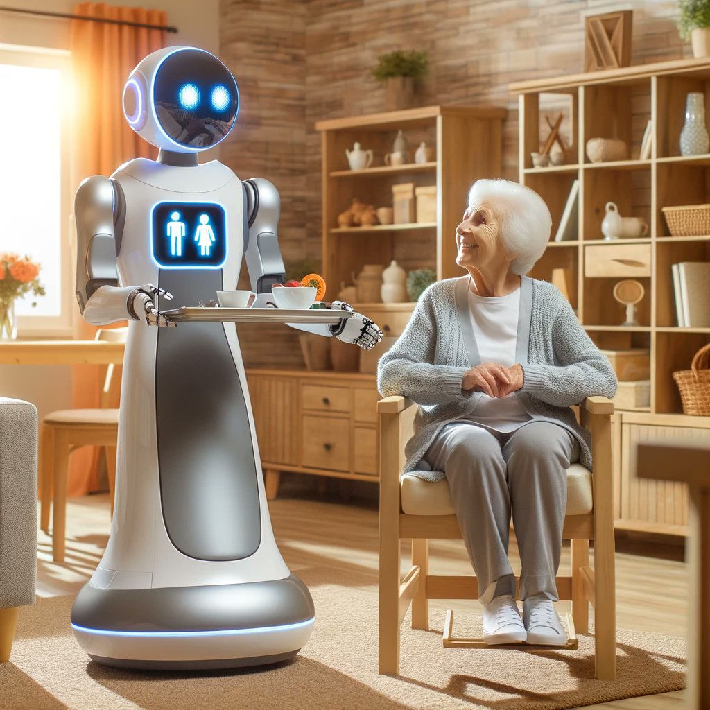 TriggerologyUK's tweet image. &quot;Is it ethical to have robots care for our elderly? 🤖👵 Technology vs. Human Touch – Where do we draw the line? #AI #ElderlyCare #ControversialThoughts&quot;