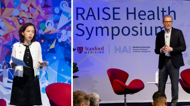 At the inaugural #RAISEHealth symposium, speakers explored how to integrate AI into healthcare in a way that’s beneficial to both physicians and patients. Responsible AI requires collaboration among multiple stakeholders, said @drfeifei. (via @StanfordMed) stan.md/4bHduJd