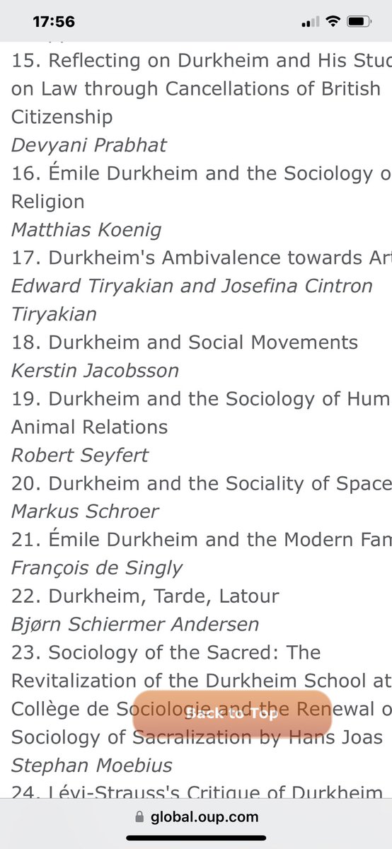 ProfDPrabhat's tweet image. Received my contributor copy today and now can’t wait to read the other chapters ( to be fair have to re-read my own chapter 15 as it has been a while)  #Durkheim