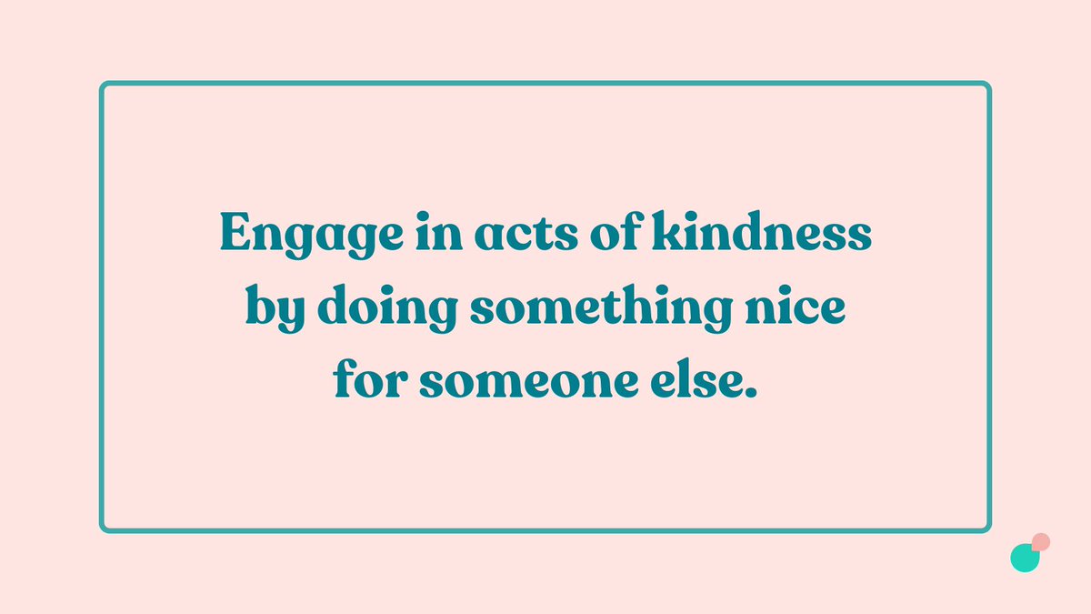 Kindness can decrease loneliness and boost your mood. Plus, it's contagious!

Get more #MentalHealthTips here: hubs.la/Q02xgWYH0

#MentalHealthAwarenessMonth