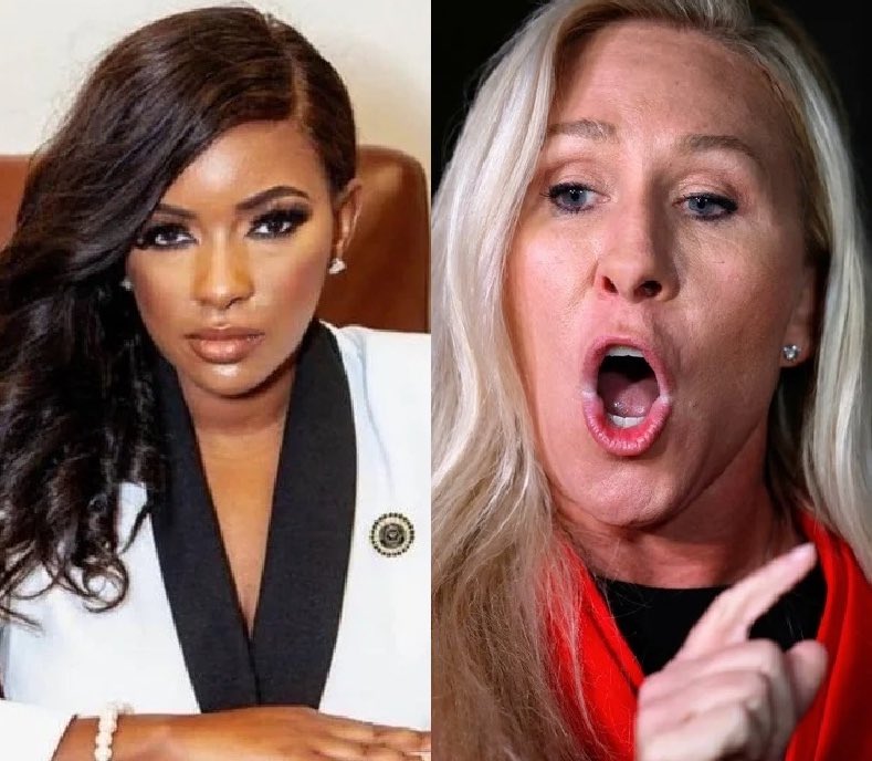 BREAKING: Democratic star Jared Moskowitz brutally humiliates Marjorie Taylor Greene by releasing a hilarious "diss track" of Representative Jasmine Crockett ripping into Greene for her "bleach-blond, bad-built butch body."

This is absolutely ruthless...

The laugh out loud clip