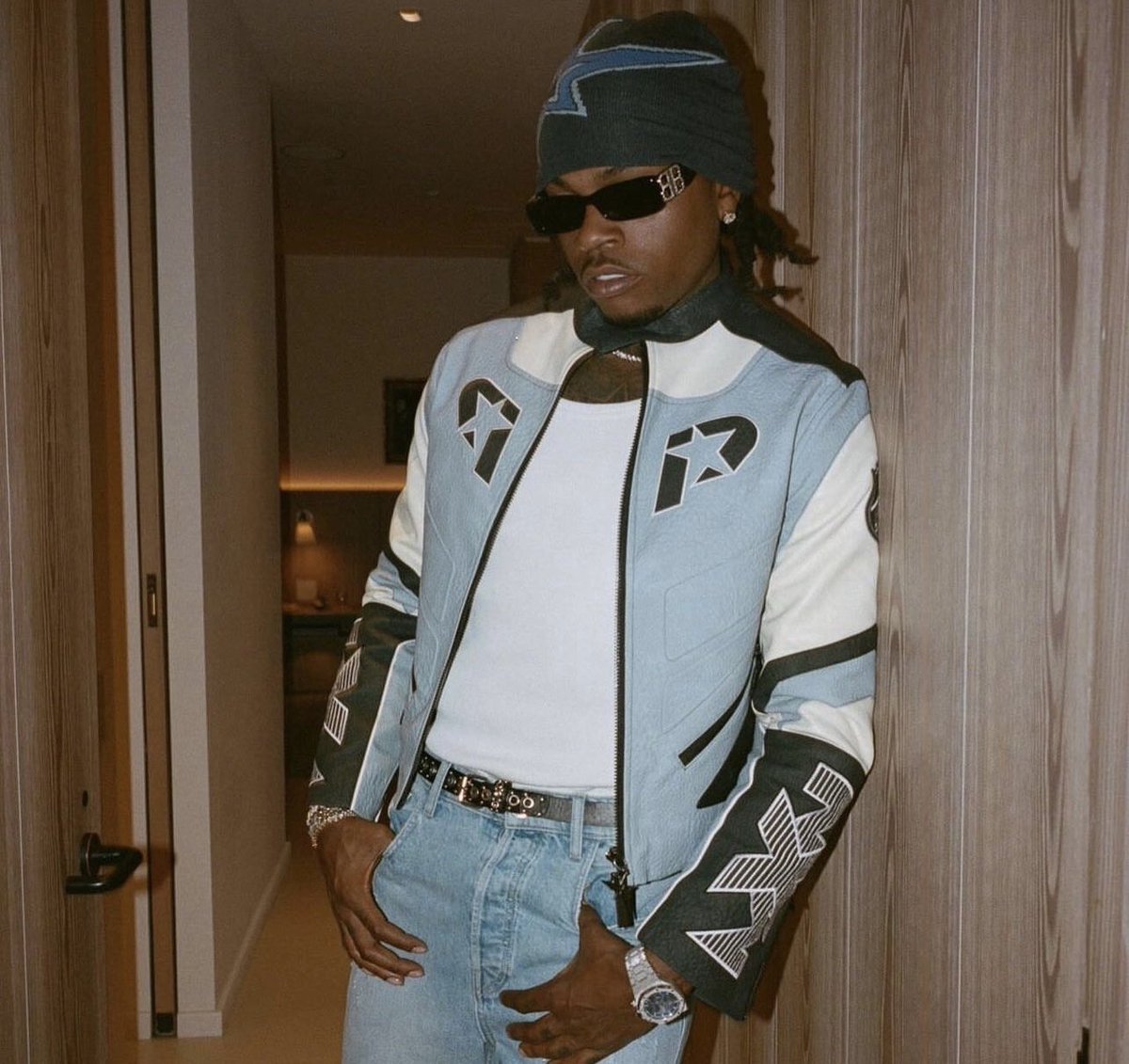 HardestFitPics's tweet image. New clothing line called “P” by Gunna