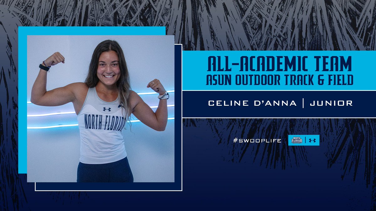 Smilla Kolbe repeats as ASUN Women's Scholar-Athlete of the Year for the outdoor track & field season, while Celine D'Anna gives the Osprey women multiple All-Academic selections for the first time since 2019 on Friday afternoon! 🗞️ >> bit.ly/4bFCxMT #SWOOP
