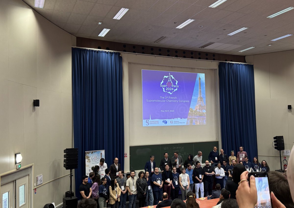 Soussana azar (@soussanaazar) on Twitter photo Thank you <a href="/SupraParis2024/">Supr@Paris 2024</a> for such inspiring supramolecular days! Congratulations for all the organizing committee @SollogoubM as well as for all the winners <a href="/ShaymaaSh4/">Shaymaa Al Shehimy</a>.
Looking forward for SupraAngers in 2027! Thank you <a href="/SupraParis2024/">Supr@Paris 2024</a> for such inspiring supramolecular days! Congratulations for all the organizing committee @SollogoubM as well as for all the winners <a href="/ShaymaaSh4/">Shaymaa Al Shehimy</a>.
Looking forward for SupraAngers in 2027!