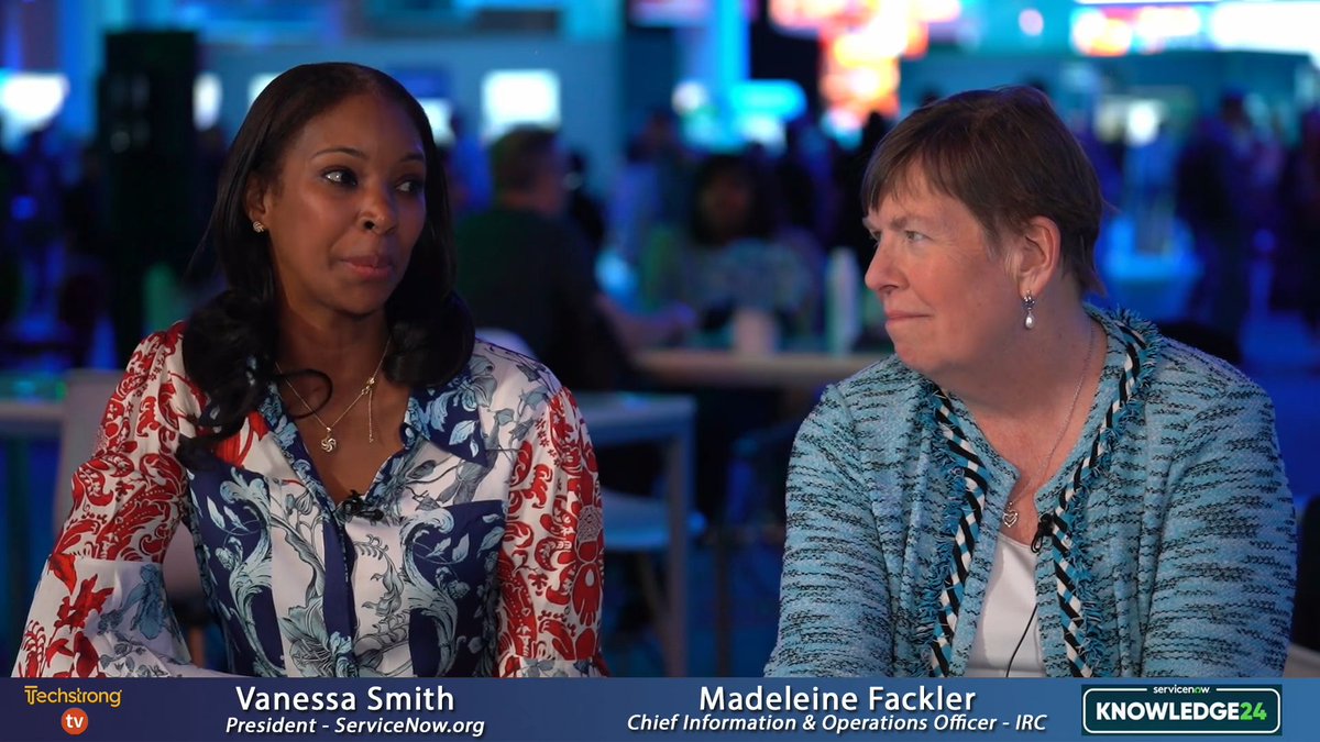 ServiceNow president Vanessa Smith and Madeleine Fackler, chief information and operations officer for the IRC, discuss how non-profits leverage IT advances to respond better to a crisis as it emerges anywhere in the world. Watch here: techstrong.tv/videos/service… #Know24 #IT