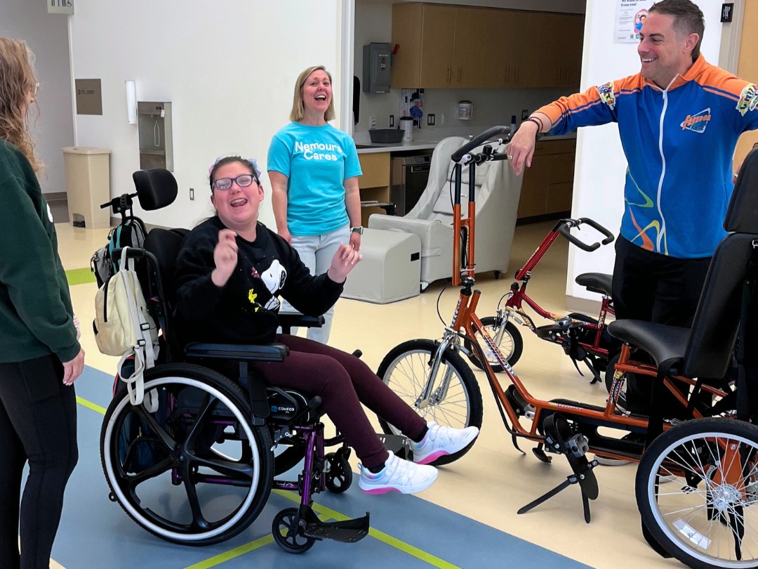 Our Deptford Therapy Team proudly hosted an Adaptive Bike Day, creating moments of happiness as our patients explored these incredible adaptive bikes! Together, we're pedaling towards a future where every child can enjoy the freedom of riding a bike 🌟🚲💚  #WellBeyondMedicine
