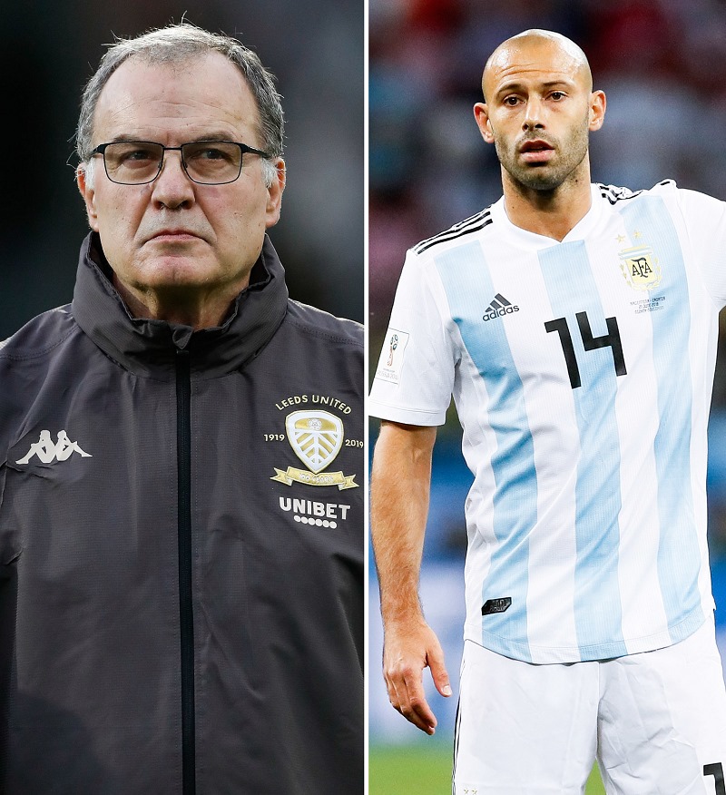 🇦🇷 In 2003, Marcelo Bielsa was Argentina coach and he called River Plate coach Leonardo Astrada: 🗣️ Bielsa: 'Leonardo, I wanted to inform you that I am going to summon Javier Mascherano (19 years old), the boy who plays in River's youth teams for the match against Uruguay. I