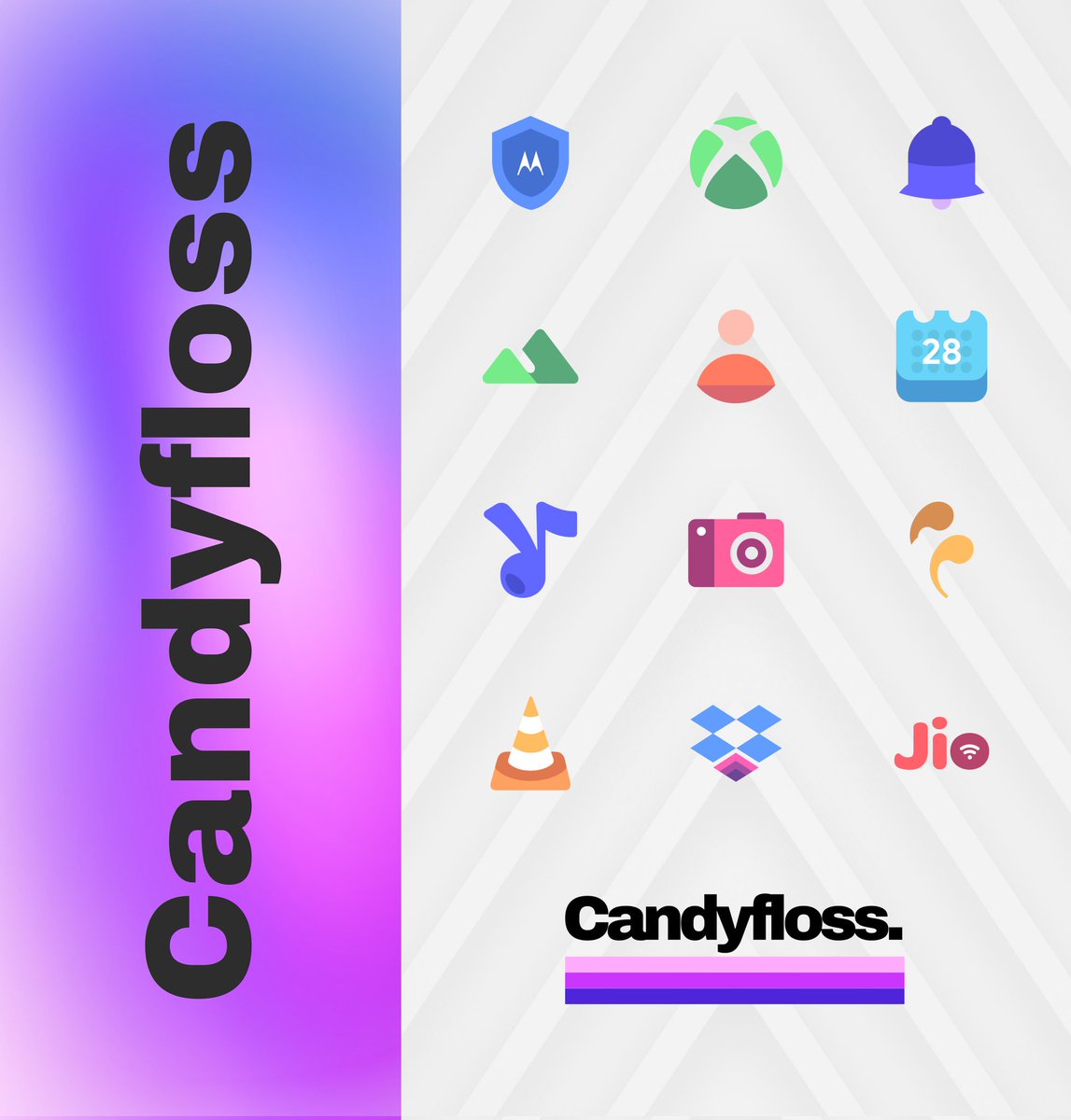 2nd update of the week for Candyfloss is live! We are cooking! 🔸 Added 30 new icons! 🔸 760+ total icons now! Get it here: bit.ly/CandyflossIcons RTs and ❤️s ll be highly appreciated! Cheers peeps!