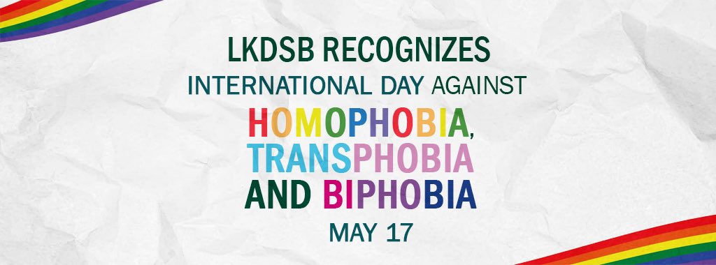 On May 17th, the LKDSB, including CKSS, recognizes the International Day Against Homophobia, Transphobia and Biphobia, joining organizations globally to celebrate sexual and gender diversities and draw attention to the discrimination and violence experienced by 2SLGBTQ+ people.