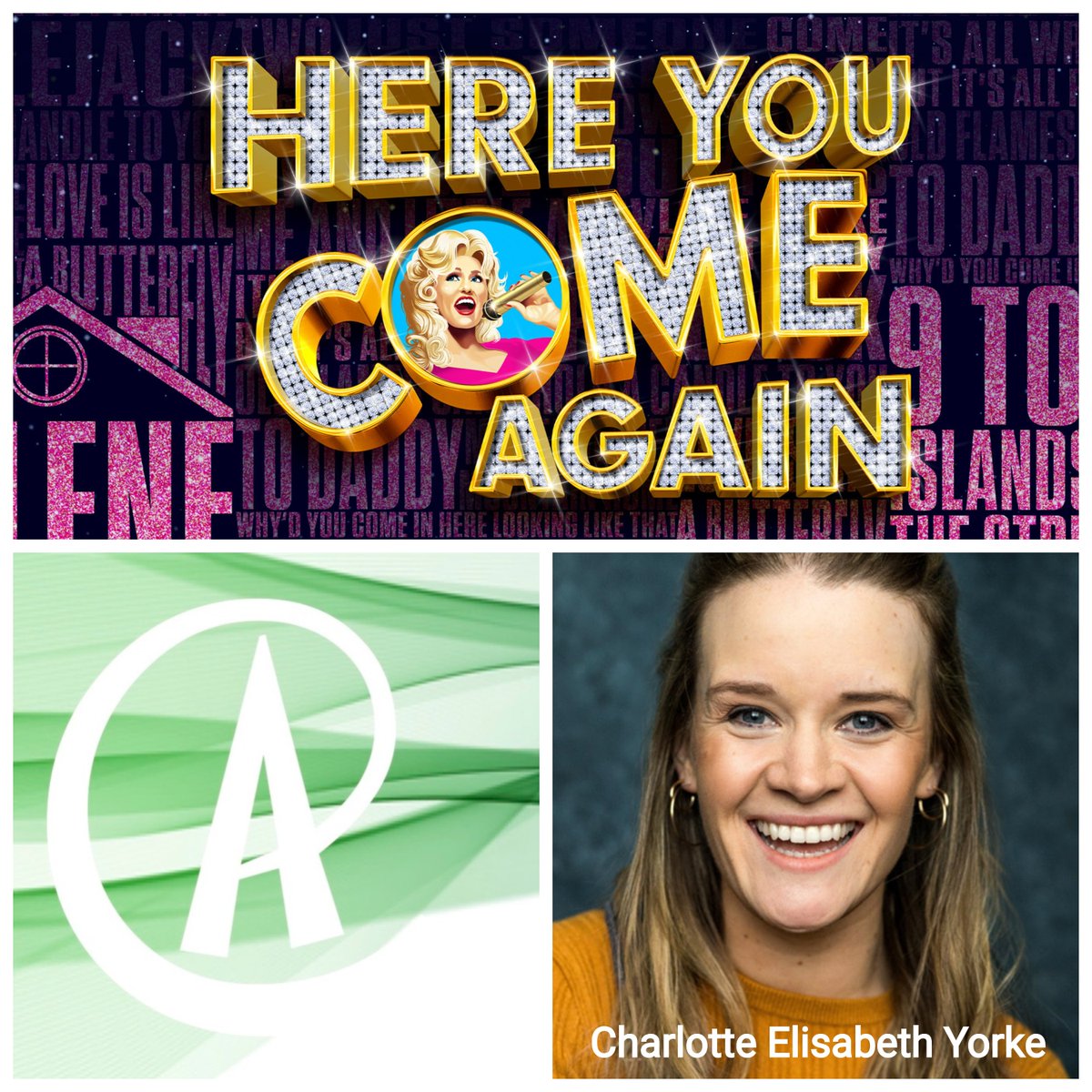 Best wishes to @charlotteeyorke for the opening night of #HereYouComeAgain (@LeedsPlayhouse and UK Tour) this evening.

Casting by: @StuartBCasting

hereyoucomeagain.co.uk