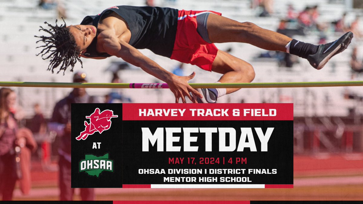 Red Raider Track competes in the District Finals at Mentor High School today. Tickets are available at ohsaa.org/tickets